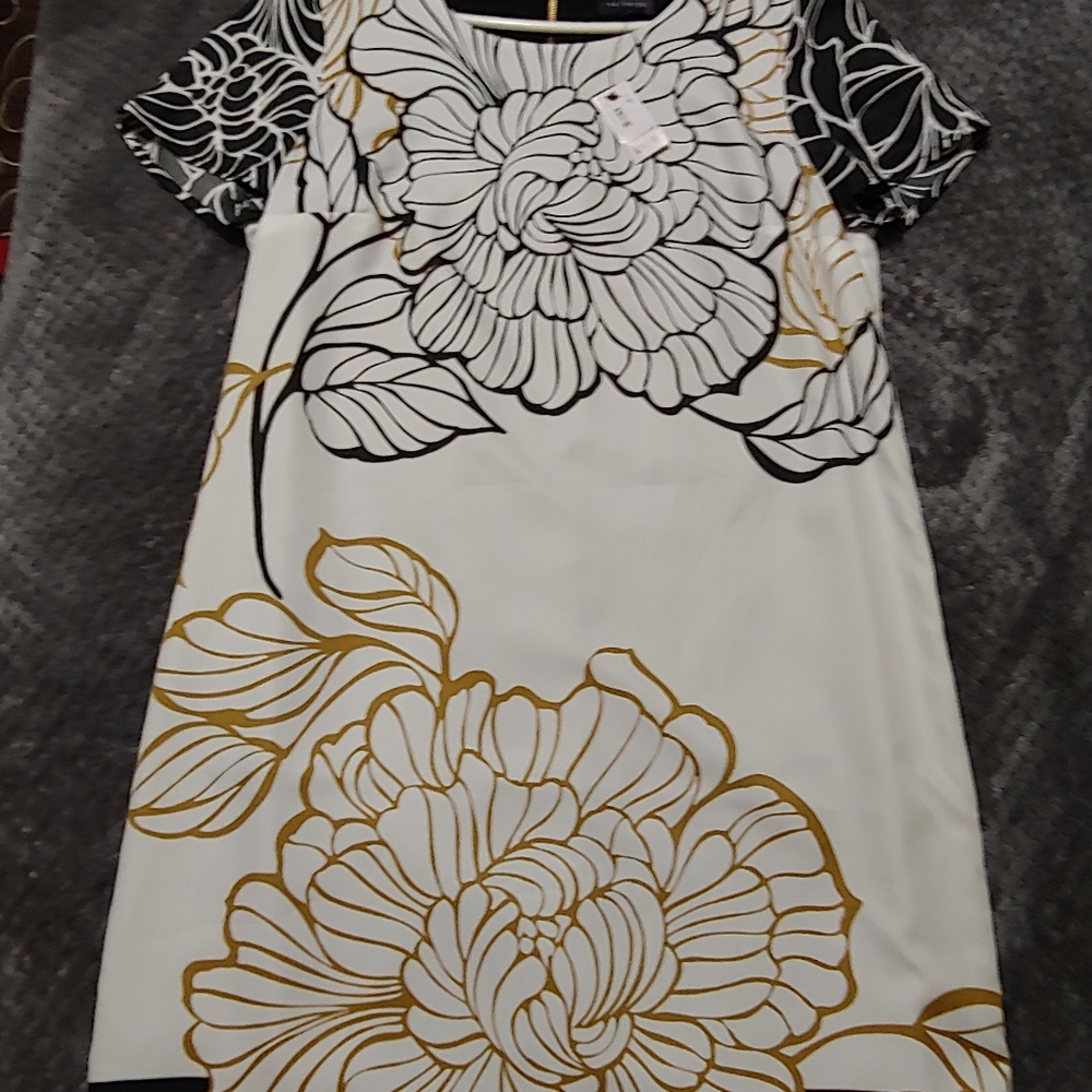 The Limited flower print shaft dress.